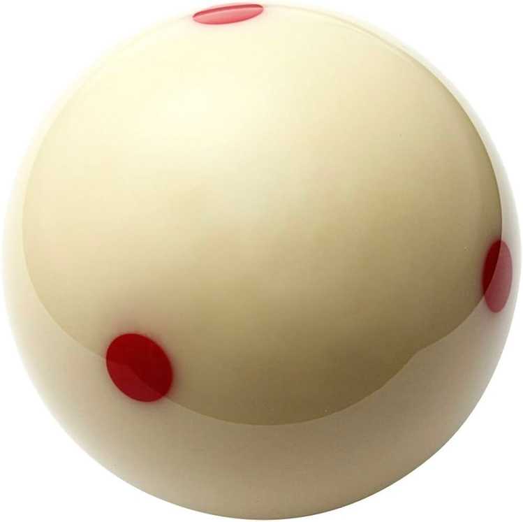 Pro Red Dot TV 'Measles' Cue Ball - 2 1/4"