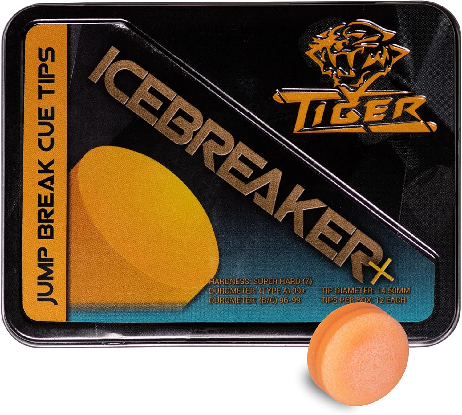 Tiger Ice Breaker Cue Tips Phenolic/Leather