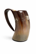 Authentic Blonde Ox Horn Mug 15 to 20 oz