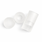 Lex Ferrule Clear & Black Tapped