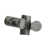 Black & Natural Canvas Ferrules Solid