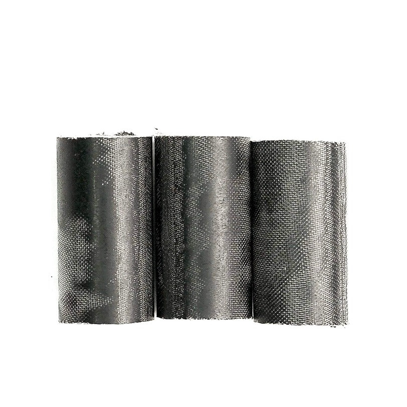Black & Natural Canvas Ferrules Solid