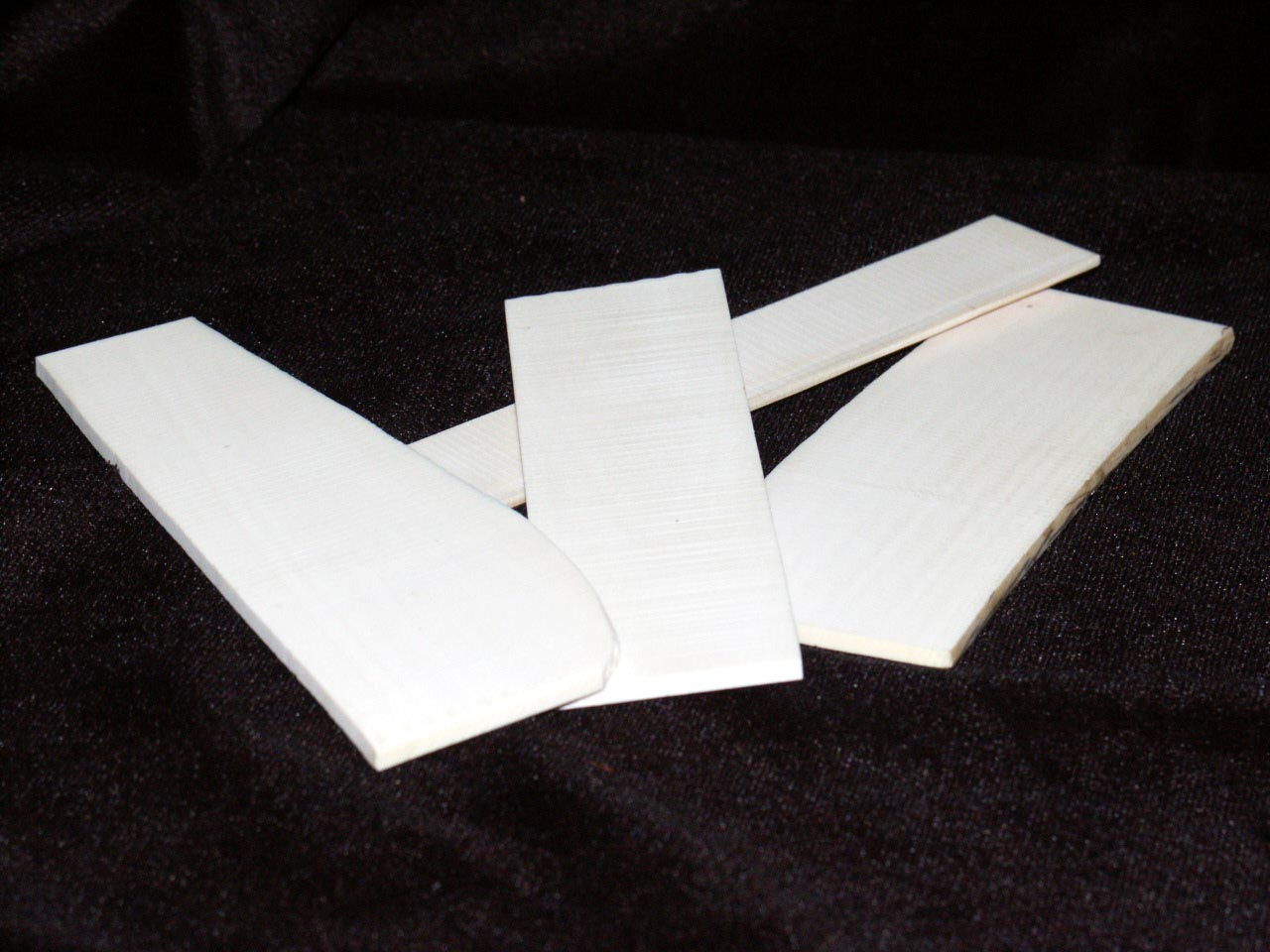 Random Elephant Ivory Inlay Slabs
