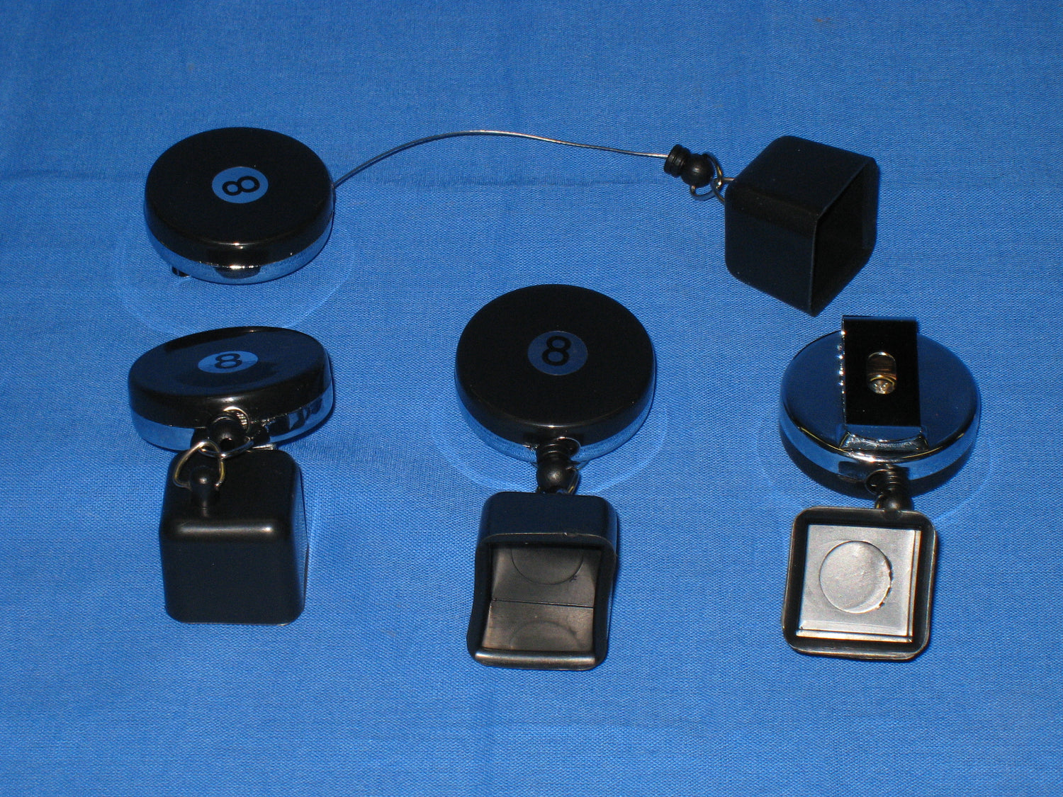 Retractable Pool Cue Chalk Holder - Belt Clip Style