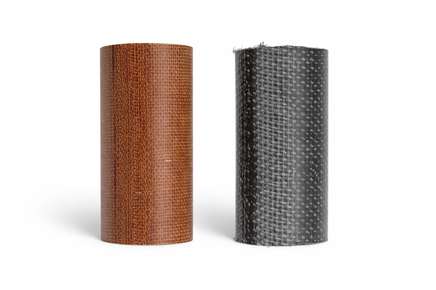 Black & Natural Linen Ferrules Solid