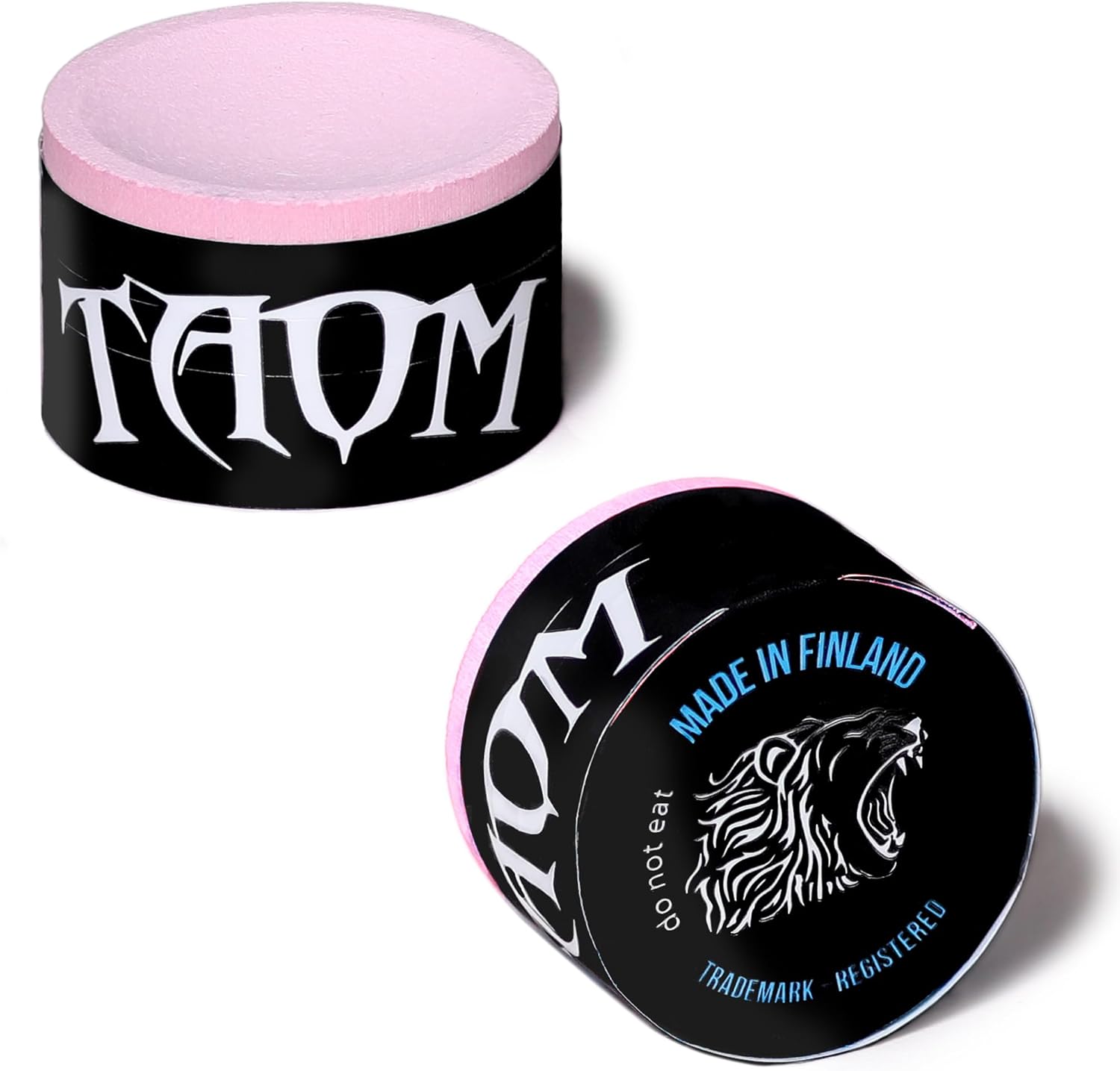 Taom Pyro Billiard Pool Cue Premium Chalk - Pink - with Chalk Holder