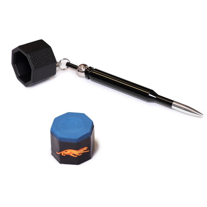 Octagon Bullet Pocket Chalker Black w/Predator Chalk
