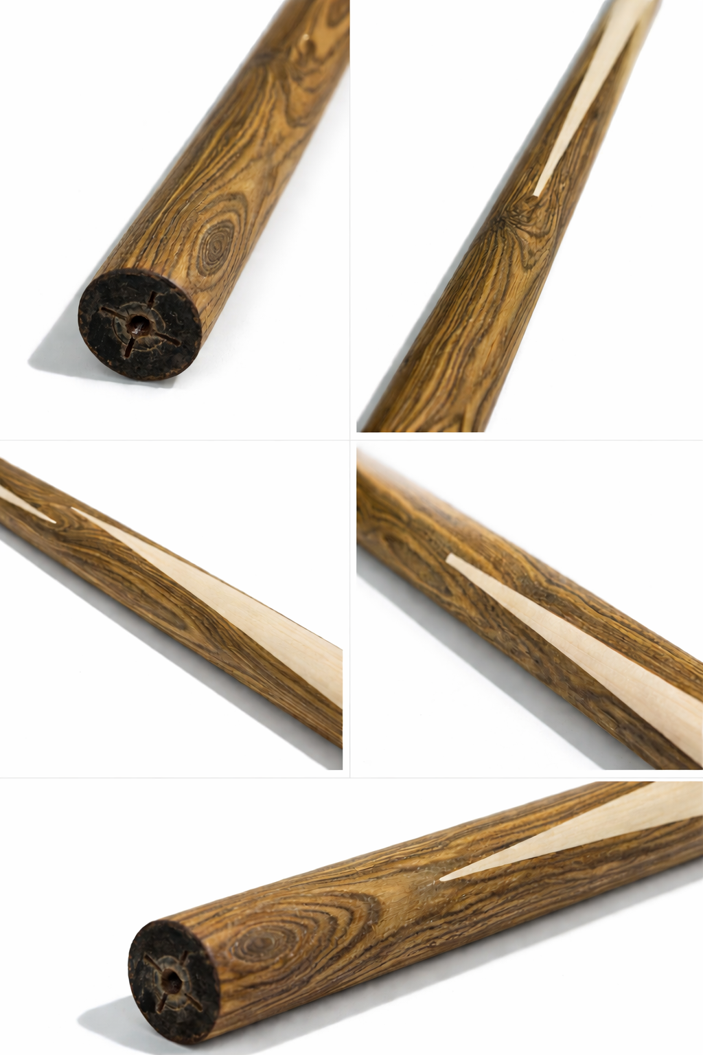 Bocote & Maple 4-Prong Full Spliced Butt Blanks