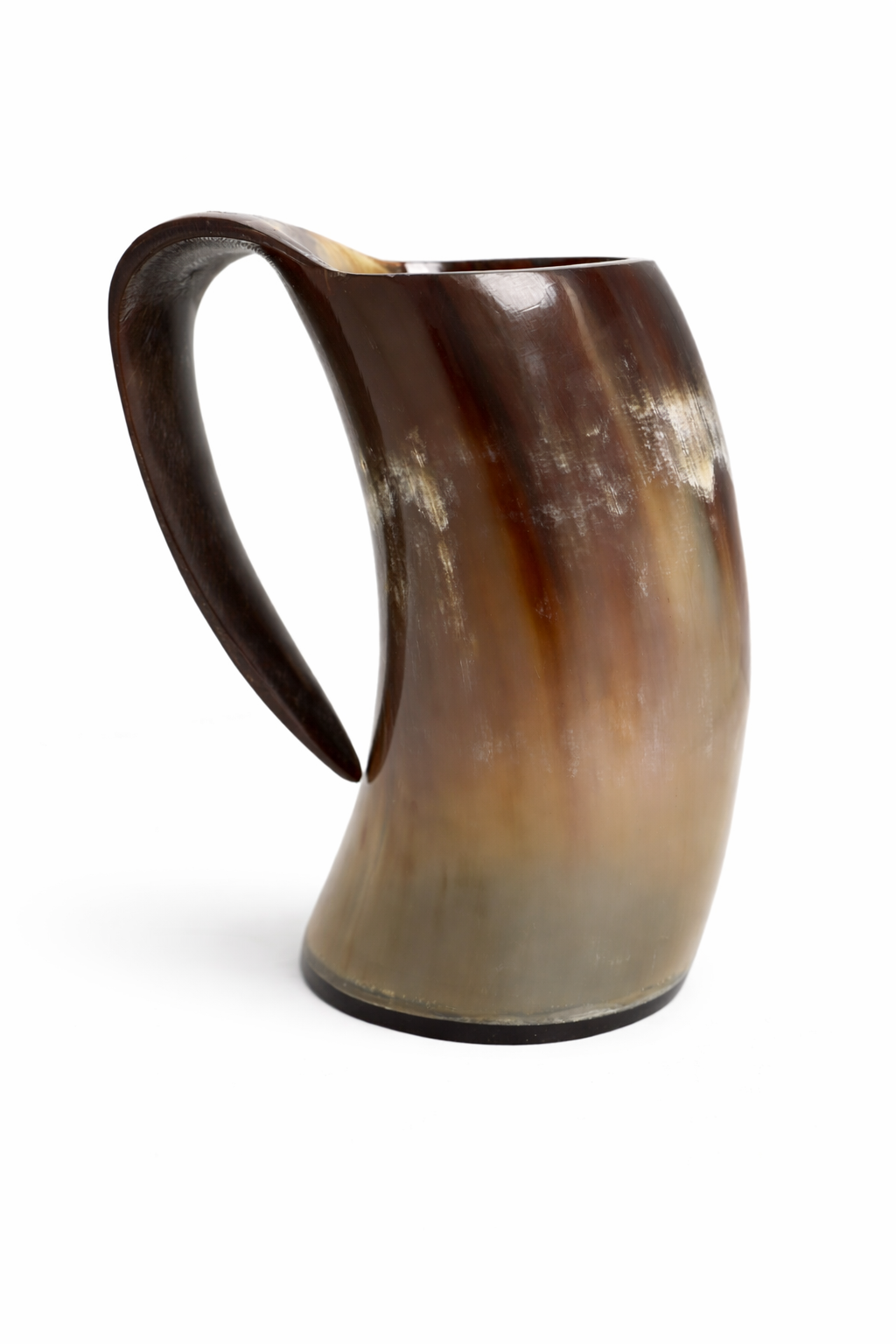 Authentic Blonde Ox Horn Mug 15 to 20 oz