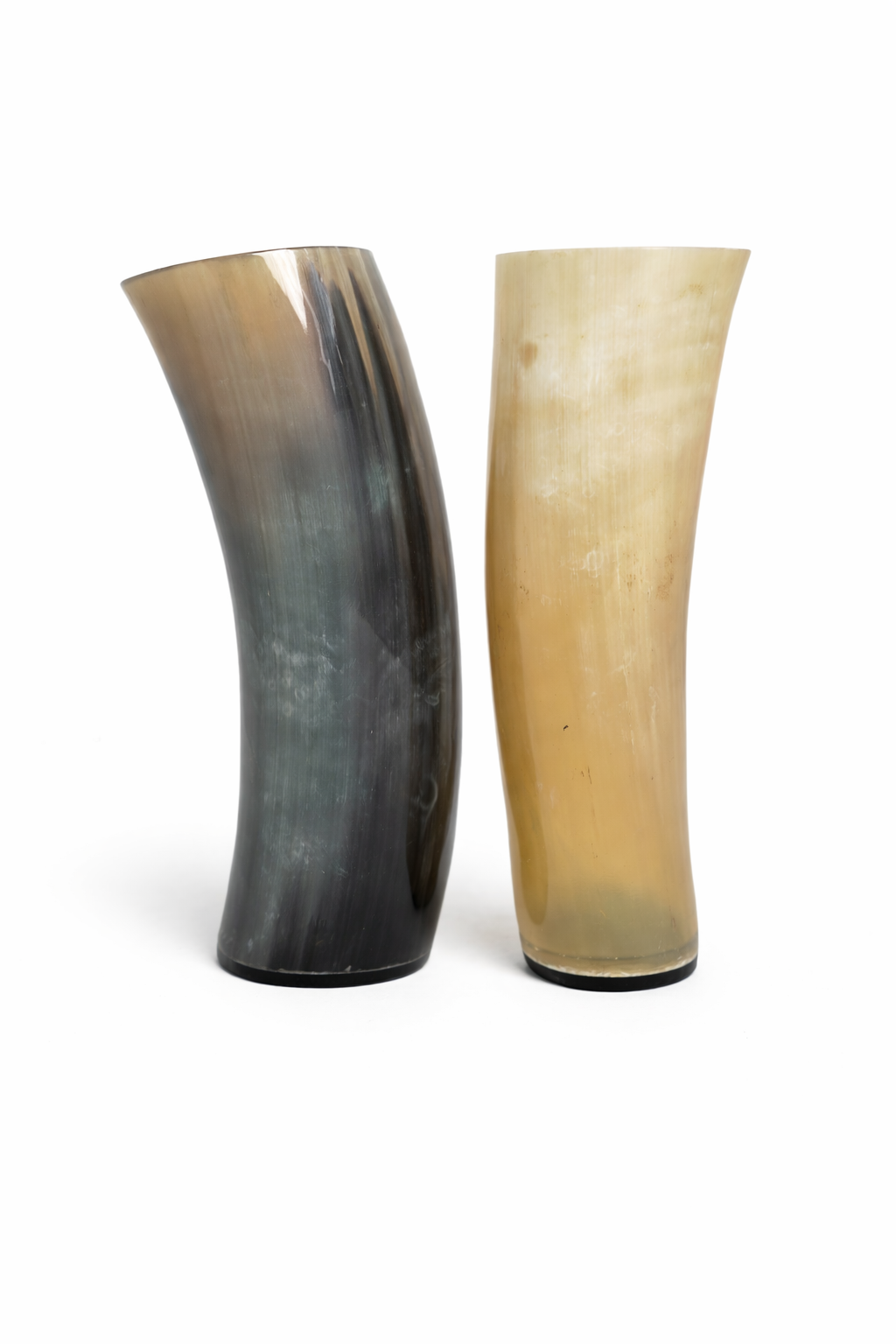 Ox Horn Handmade Viking Drinking Cups X2