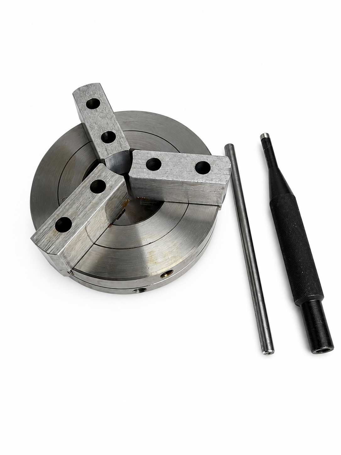 3-Jaw Self-Centering Chuck for Pool Cue Lathes