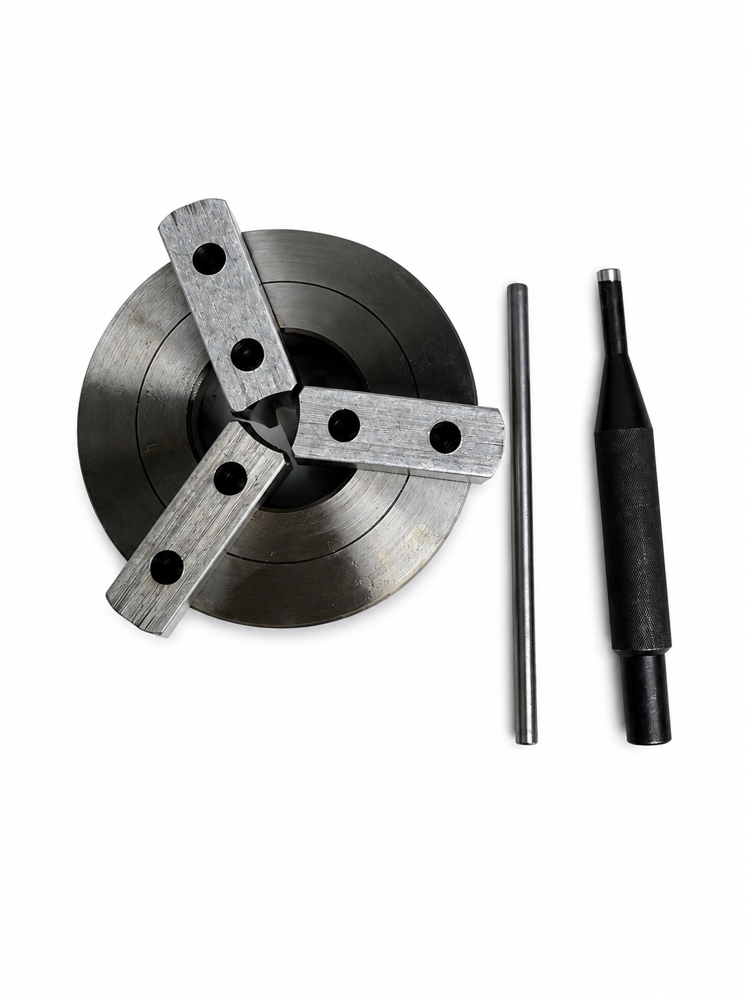 3-Jaw Self-Centering Chuck for Pool Cue Lathes