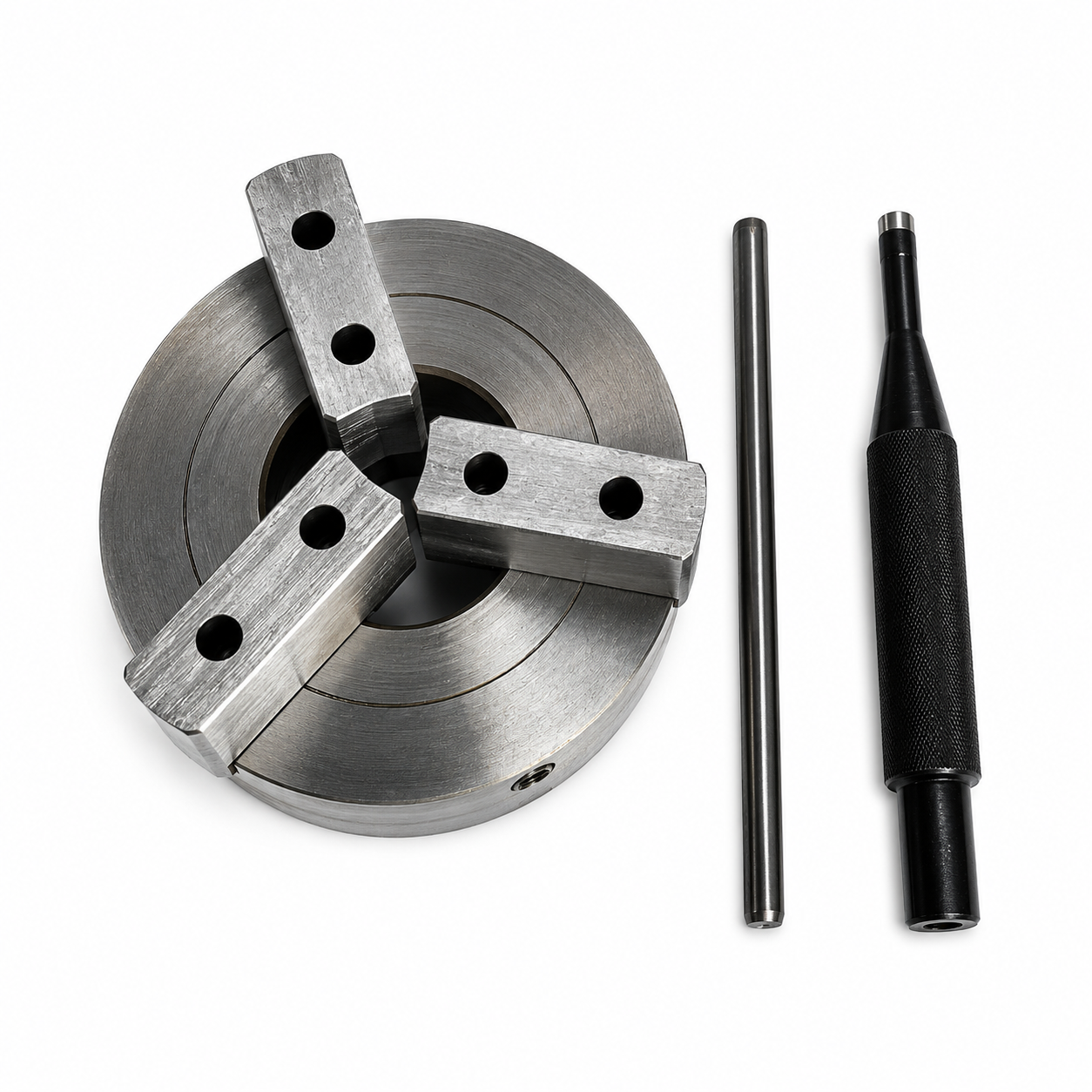 3-Jaw Self-Centering Chuck for Pool Cue Lathes