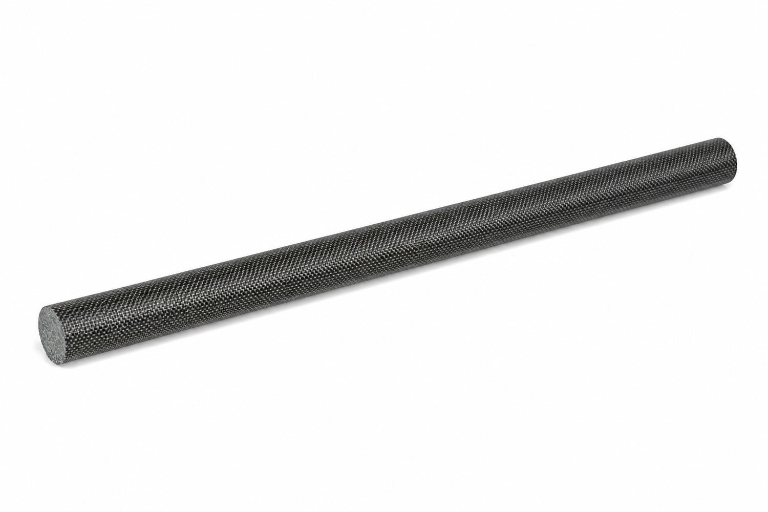 Black & Natural Linen Ferrules Solid Rod- 0.562″ X 12"