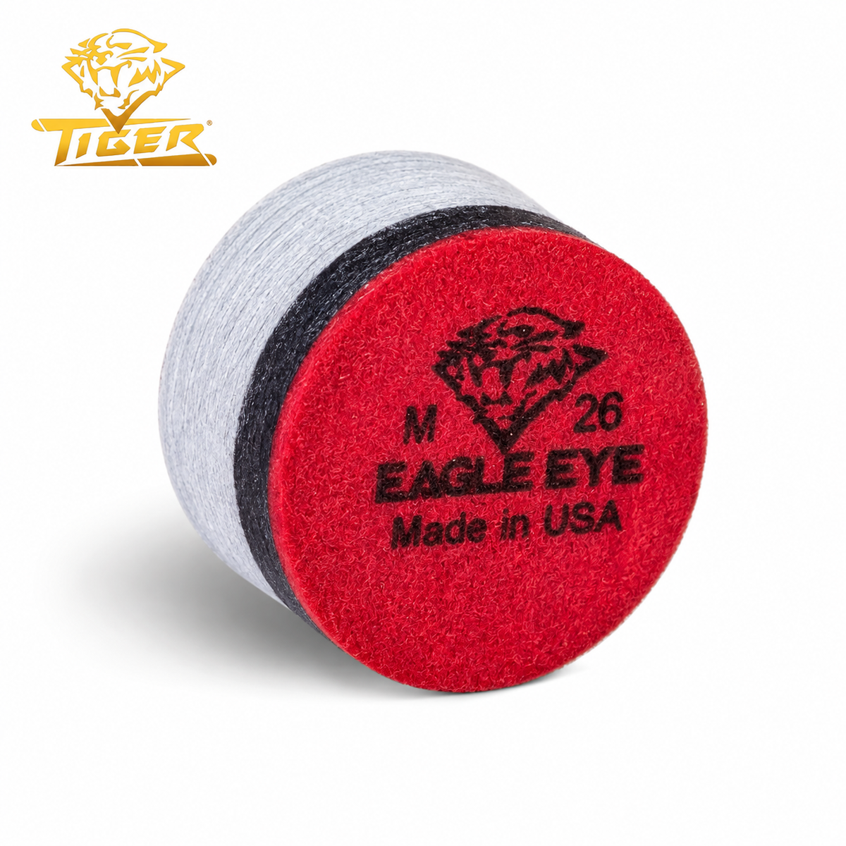 Tiger Eagle Eye Laminated Cue Tip - 14mm Medium