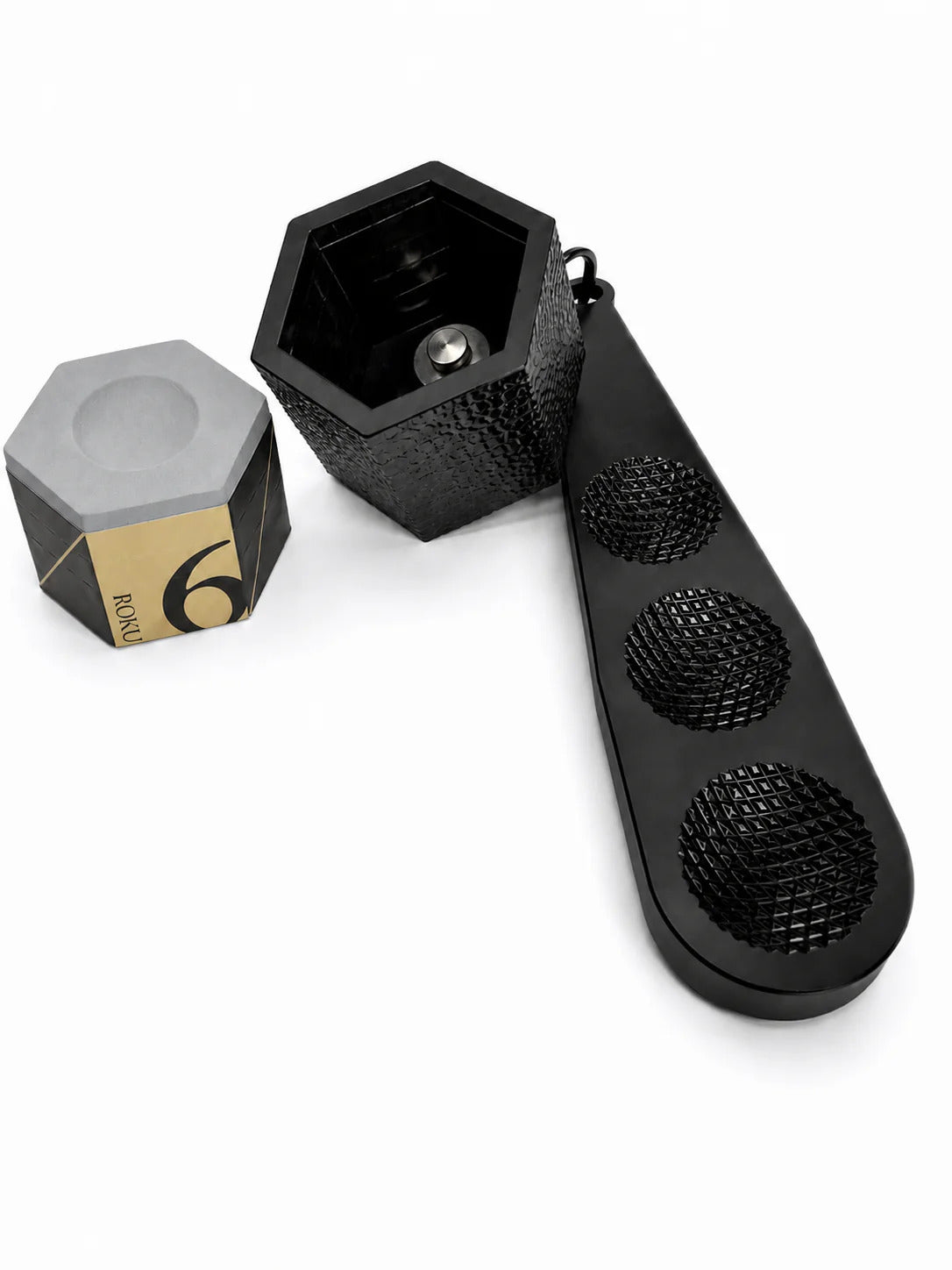 Kamui ROKU Billiard Chalk with Scuffer Chalk Holder
