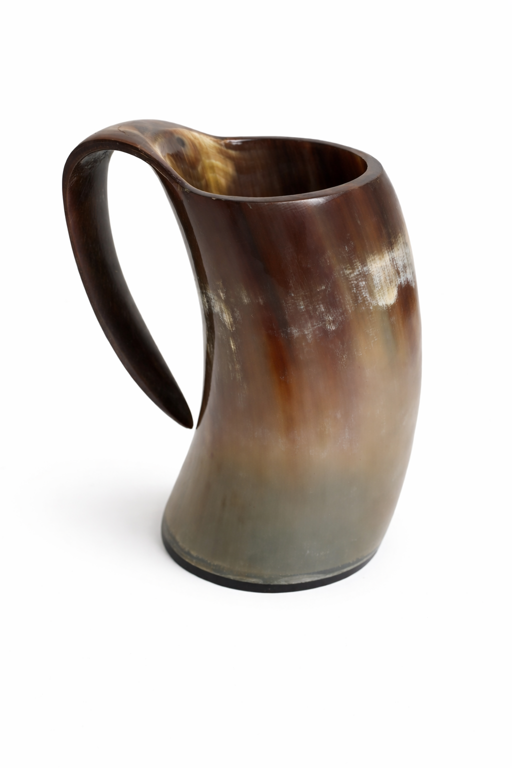 Authentic Blonde Ox Horn Mug 15 to 20 oz