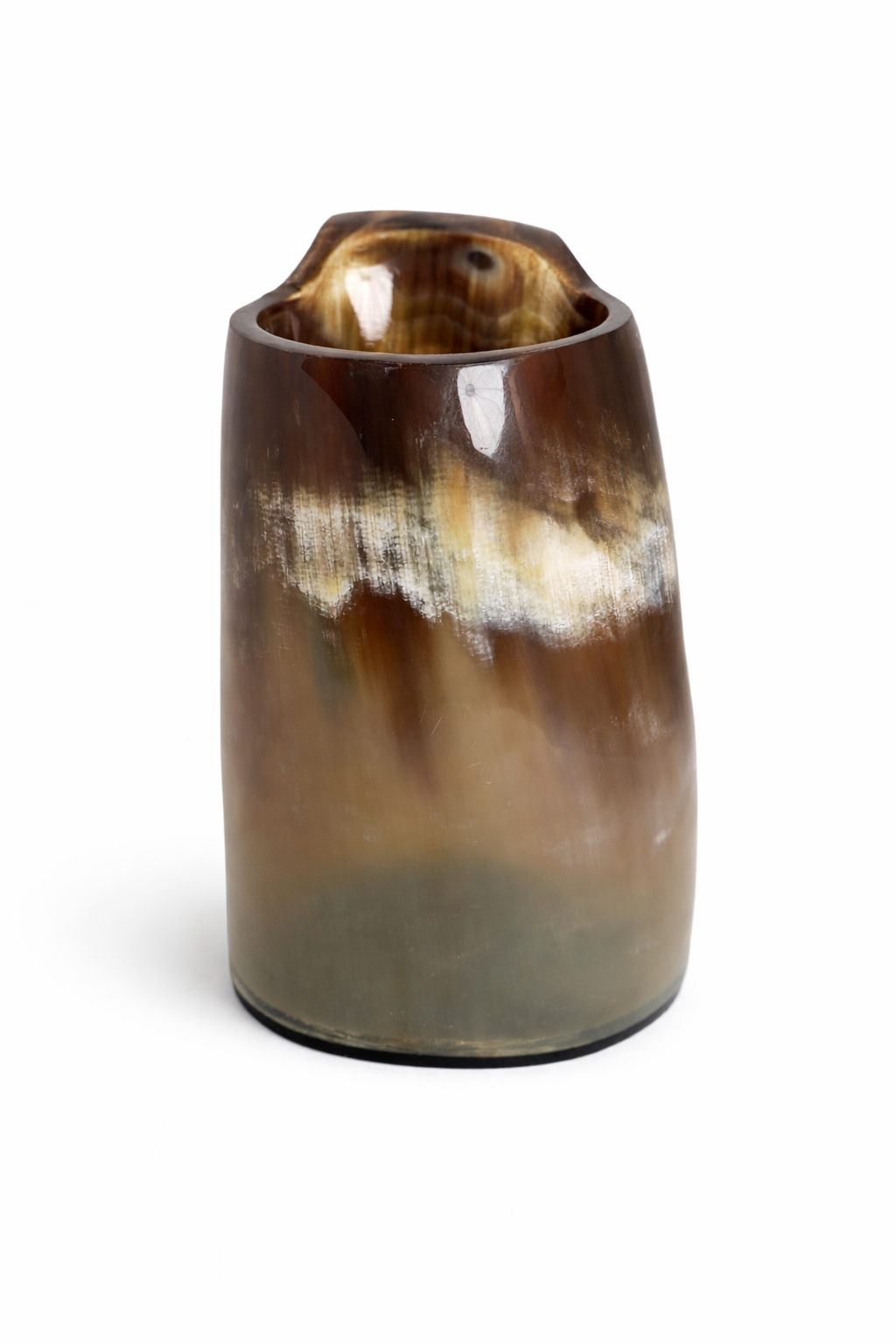 Authentic Blonde Ox Horn Mug 15 to 20 oz