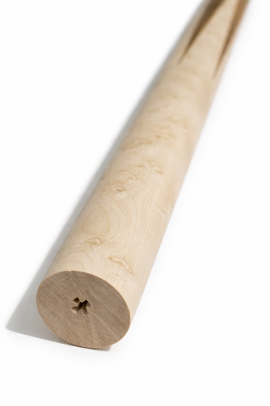 Cocobolo & Birdseye Maple 4-Prong Full Spliced Butt Blank