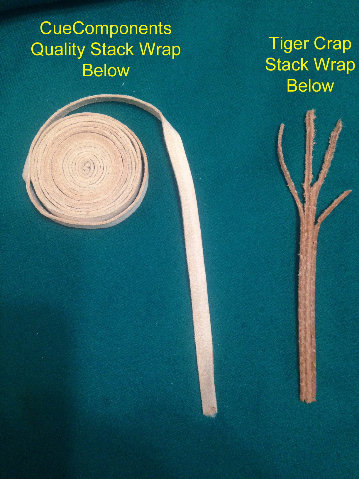 Stack Leather Cue Wrap – Premium Pool Cue Grip | Cue Components