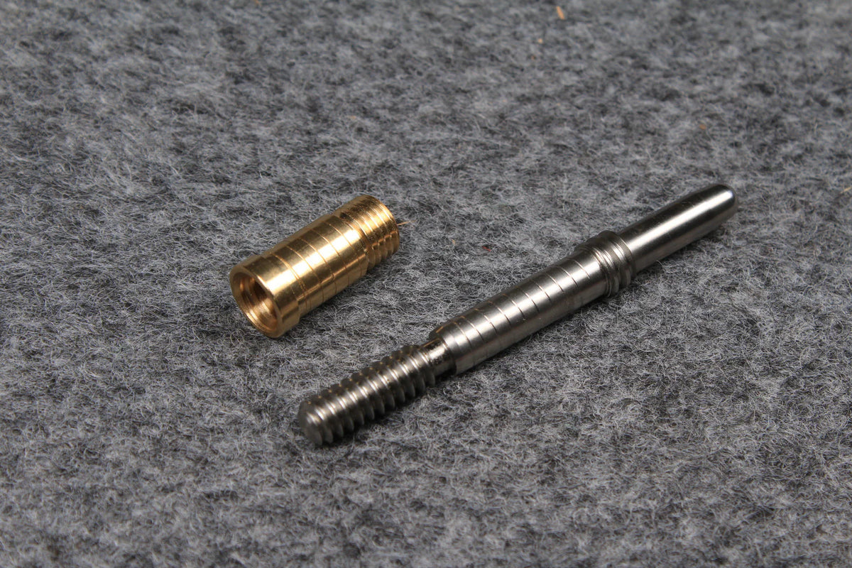 Lot of 2 Brass Insert - 5/16 - 14 Threaded Pool Cue Shaft Insert Lot of 2 Brass Insert - 5/16 - 14 Threaded Pool Cue Shaft Insert