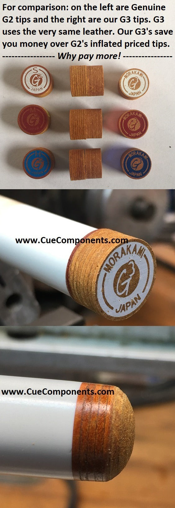 Morakami G3 Cue Tips NOW AVAILABLE!