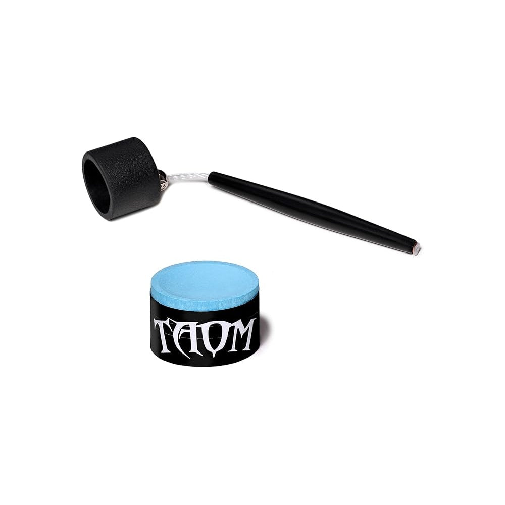 Taom V10 Billiard Pool Cue Premium Chalk Blue - with Chalk Holder