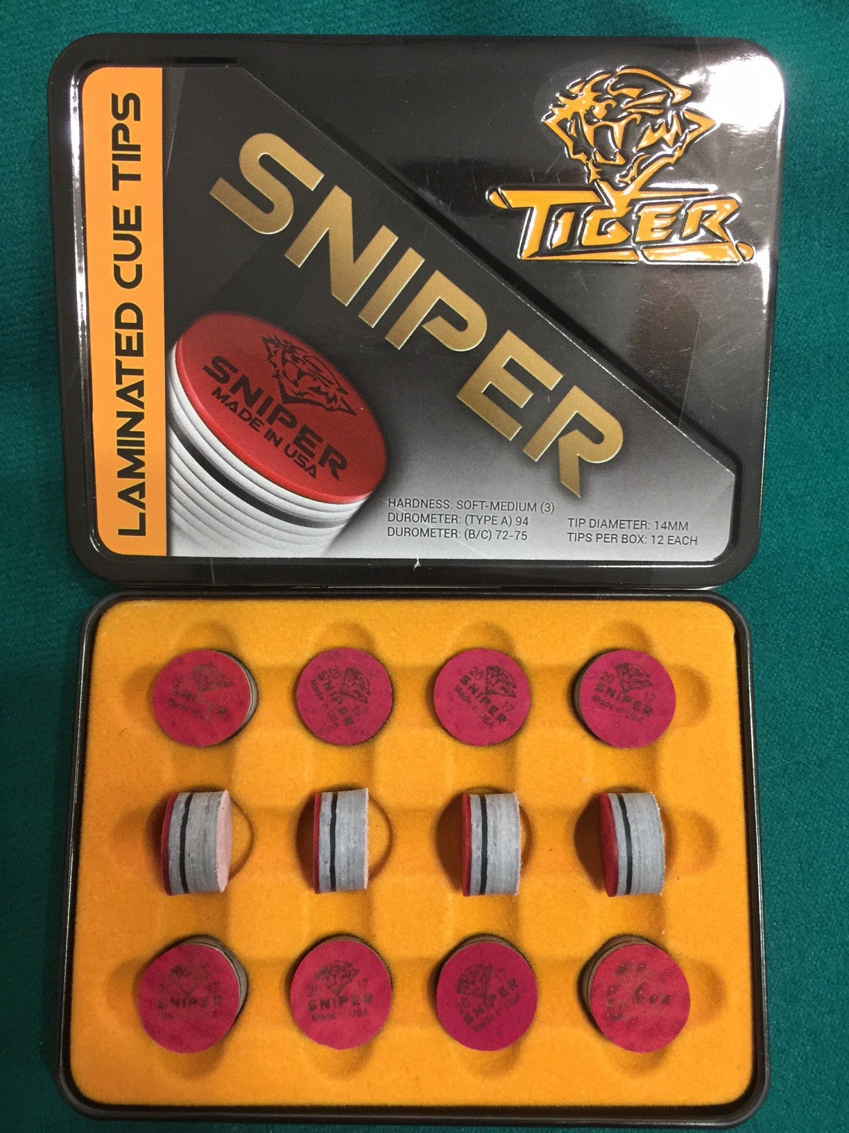 Tiger Sniper Pool Cue Tips